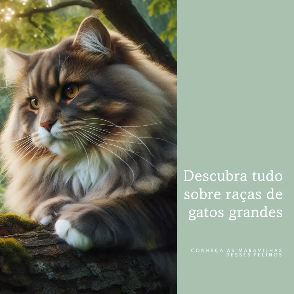 Raça de Gato Grande: Descubra Tudo Sobre Essas Maravilhas
