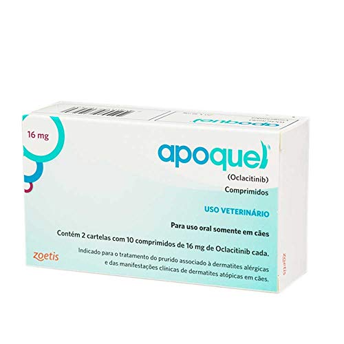 Apoquel 16Mg, 20Compr Zoetis Para Cães