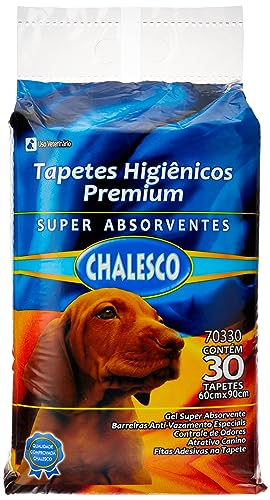 Chalesco Tapete Higiênico Premium Para Cães Com 30 Unidades