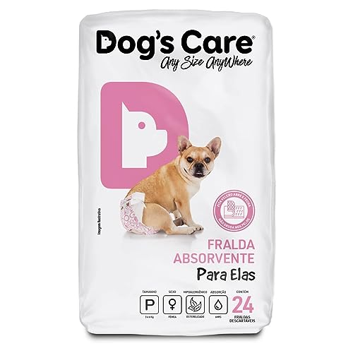 Dog's Care Eco Fralda Absorvente Para Fêmeas - P 24 Unidades