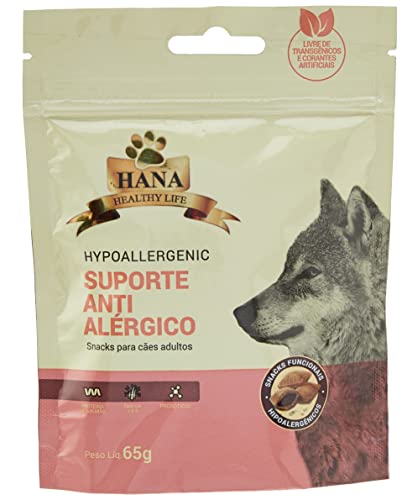 Hana Healthy Life Snacks Hypoallergenic- Proteção Antialérgica P/Cães Adultos- 65G