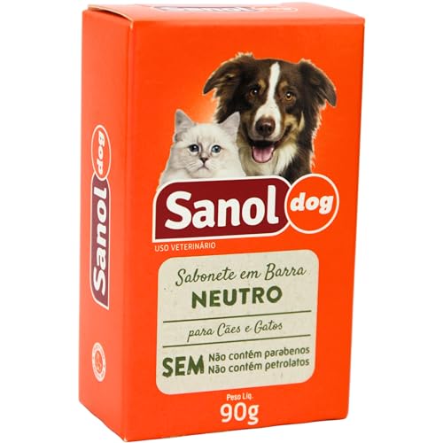 Sabonete Cão/gato Neutro 90g Sanol