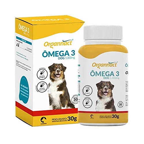 Suplemento Vitamínico Omega 3 Dog Organnact 1000mg