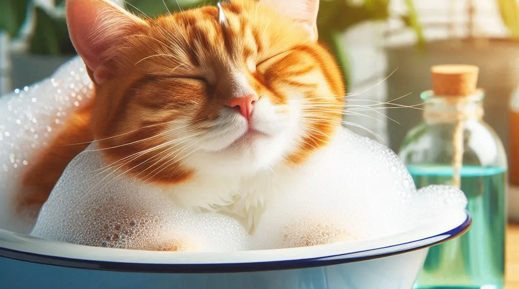 gato pode tomar banho