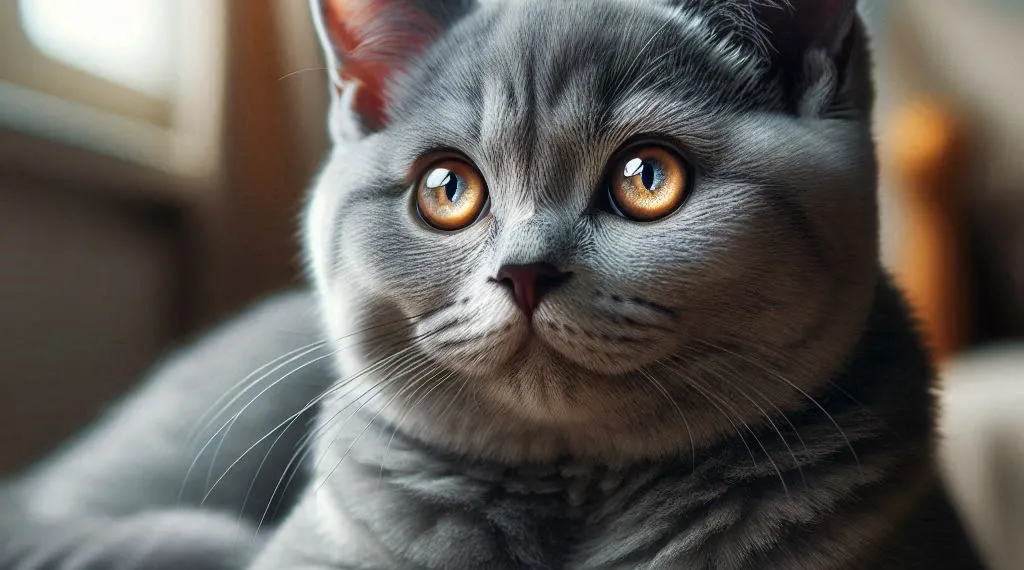 raça de gato cinza