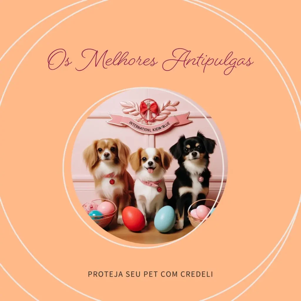 Principais Cinco  antipulgas credeli