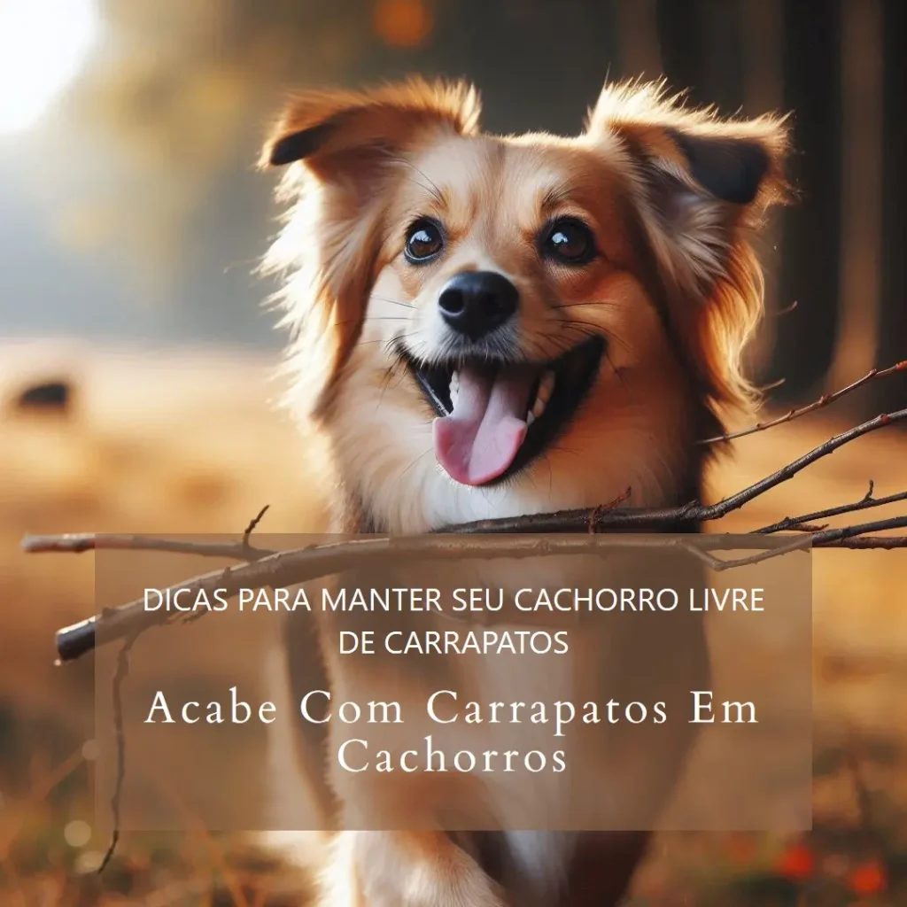 Como acabar com carrapato de cachorro