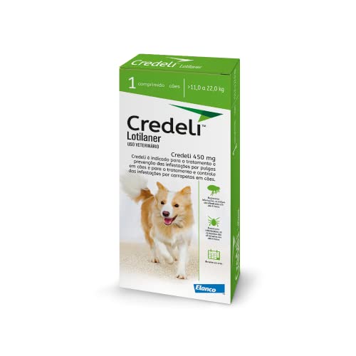 Elanco Antipulgas E Carrapatos Para Cães De 11 A 22Kg 450Mg Credeli - 1 Comprimido