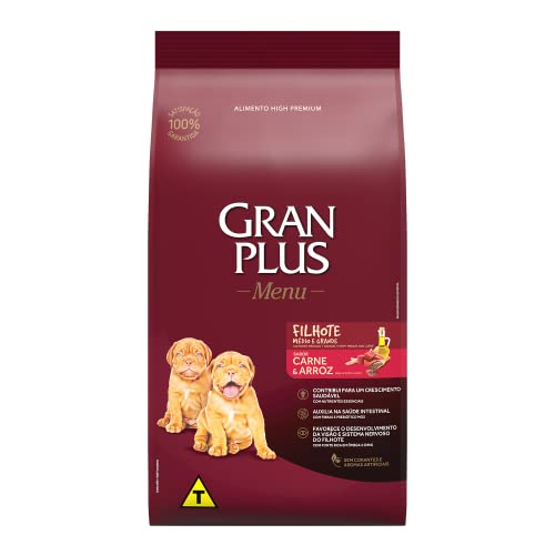 Guabi Natural Ração Granplus Menu Cães Filhotes Carne E Arroz 15Kg