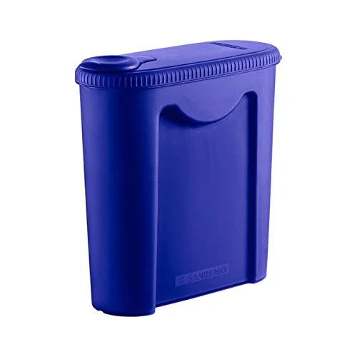 Porta Ração Plástico Sanremo para Cães, Azul
