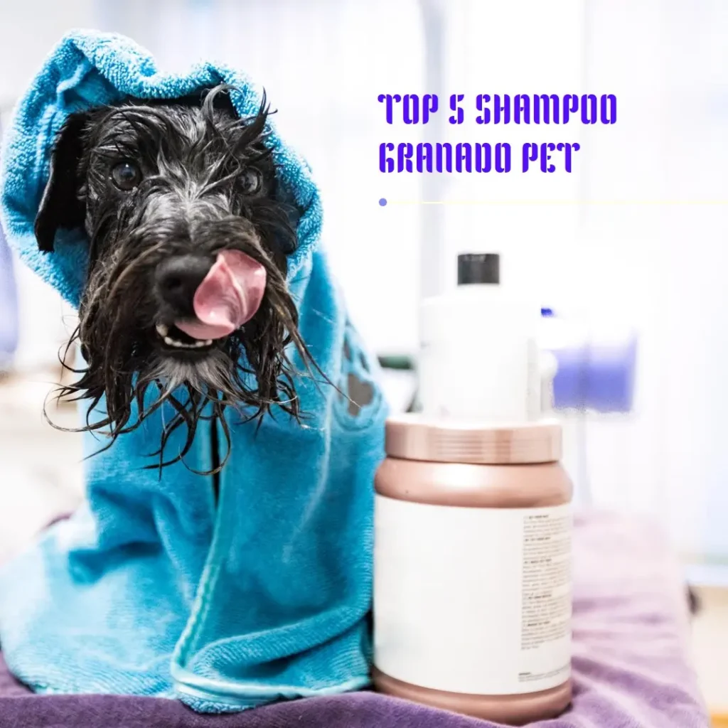 Top Cinco shampoo granado pet