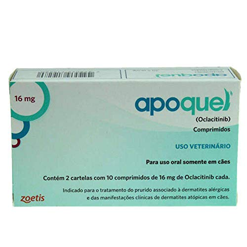 Apoquel 16Mg, 20Compr Zoetis Para Cães