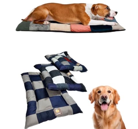 Cama para Pet Cachorro Gato Tamanho G 0,90x0,60 Cores Variadas - Colchonete Cães médio Grande, Almofada lavavel