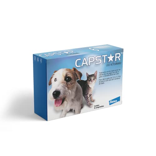 Elanco Capstar para Cães e Gatos, 6 Comprimidos x 11,4 mg