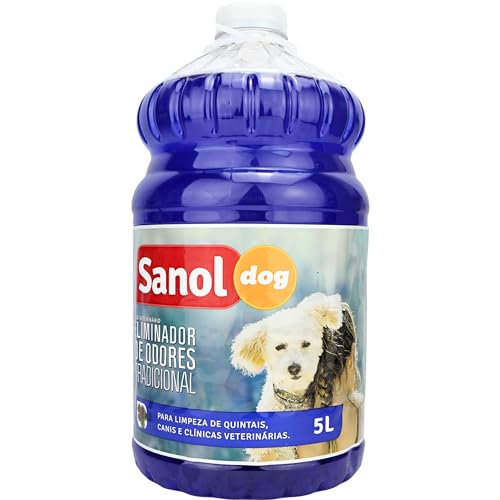 Eliminador de Odores Tradicional, Sanol Dog, 5 Litros, Azul
