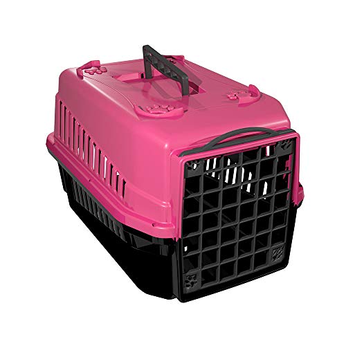 Mecpet Caixa Transporte Mec Podyum 1 Rosa Para Cães