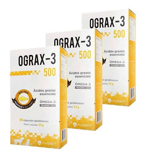Ograx 500 Suplemento Ômega 3 Avert 30 Cap. 03 Unid.
