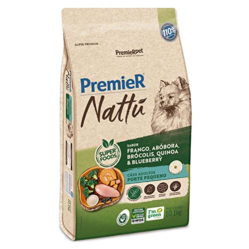 Premier Pet NATTU CAES ADULT RACAS PEQUENAS ABOBORA 10.1 kg