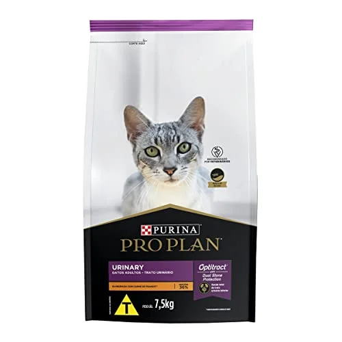 PURINA Pro Plan Ração Nestlé Purina Proplan Urinary Para Gatos Adultos Sabor Frango E Arroz 7 5Kg Purina Sabor Frango