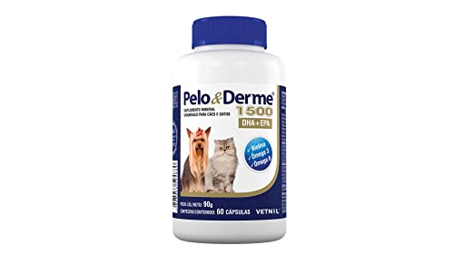 VETNIL Pelo E Derme 1500Mg Dha + Epa 60 Cápsulas Vetnil