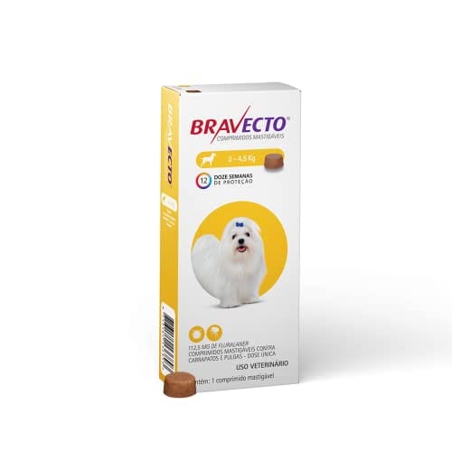 Bravecto Cães de 2 até 4.5kg Bravecto para Cães, 2 a 4.5kg,