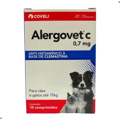 Coveli Alergovet C 0 7Mg Para Cães