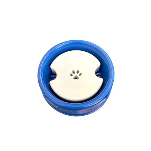 Bebedouro para Cães,Bebedouro Resistente para Pelos Longos,Bebedouro para Cachorro,Cuidado e Seguro,Azul,800ml