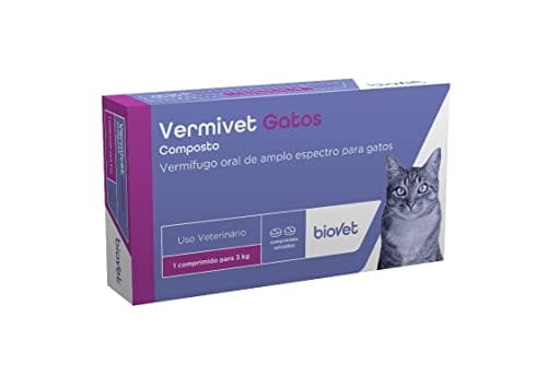 Biovet VERMIVET GATOS 300 MG 04 COMP, Multicolor