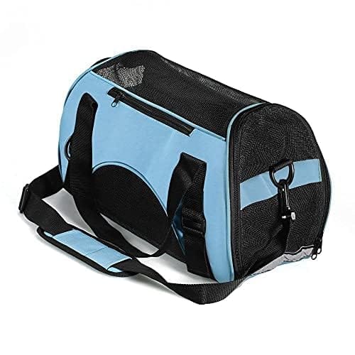 Bolsa Pet De Transporte De Avião Cachorro Gato - Azul
