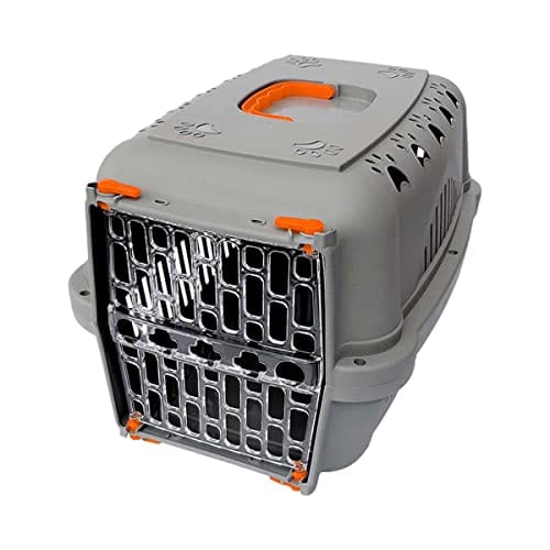 Caixa de Transporte para Cachorros e Gatos N.3 Neon Laranja, Transporte Pet Grande Falcon