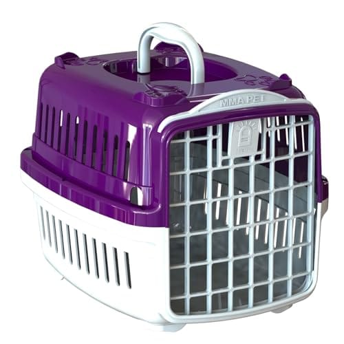 Caixa de Transporte Pet Gatos e Cães Pequeno Médio e Grandes (Lilás, Nº2 até 10kg)