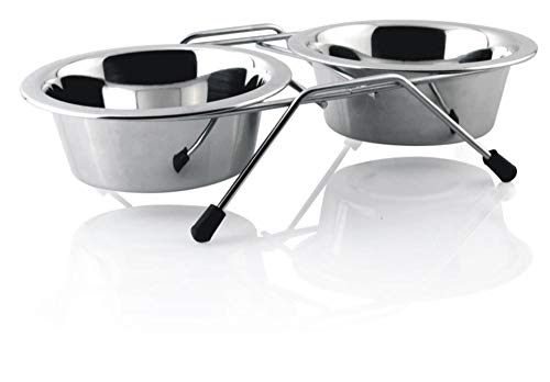 Chalesco Comedouro Duplo Para Cães 360