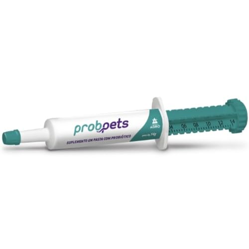 Probiotico Pet Probpets Suplemento Probiótico Para Cachorro Para Gatos Prebiotico Vitamina Pasta 14g Diarreia Imunidade