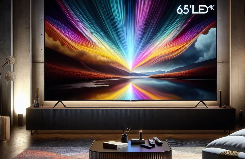 Samsung Smart TV 65" QLED 4K Q65D: Tecnologia e Design que Surpreendem