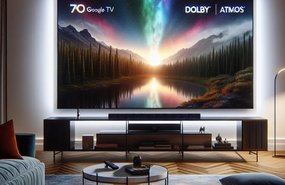Smart TV Philips 70" 4K Google TV com Dolby Vision/Atmos