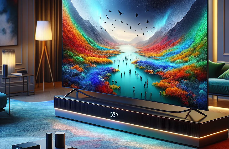 TCL QLED TV 55” C655 4K UHD Google TV Dolby Vision Atmos
