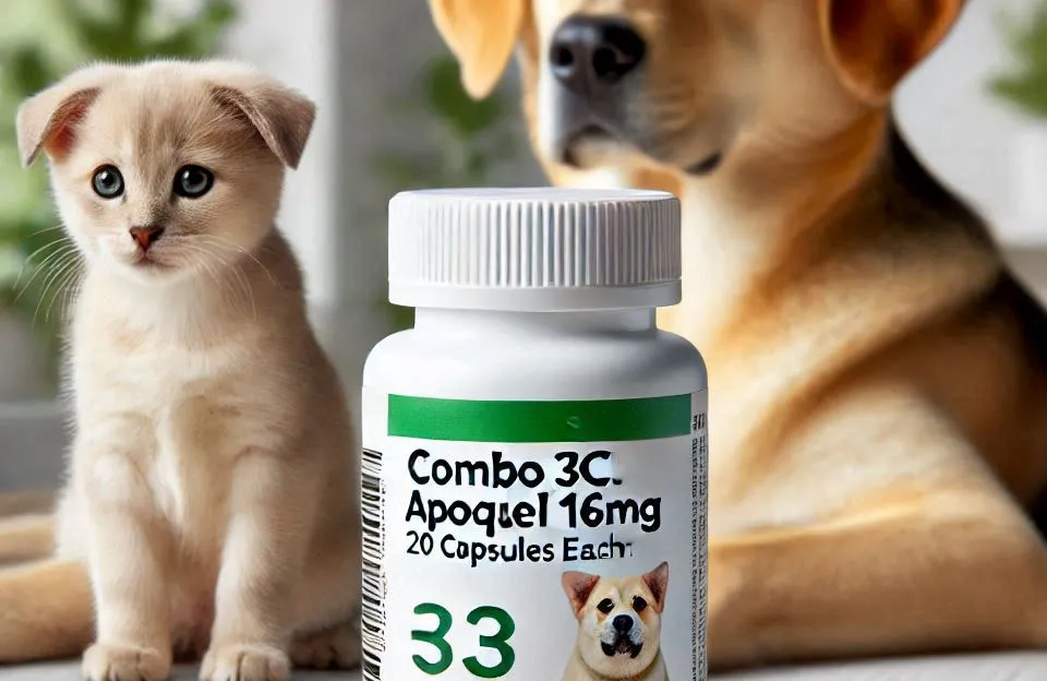 Combo 3cx Apoquel 16mg 20 Cápsulas Cada - Zoetis: Eficácia e Benefícios para a Saúde dos Cães