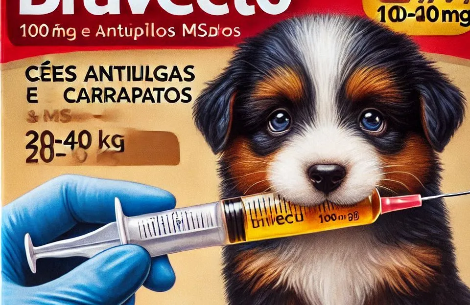 Bravecto Cães Antipulgas e Carrapatos MSD 1000mg 20-40 kg
