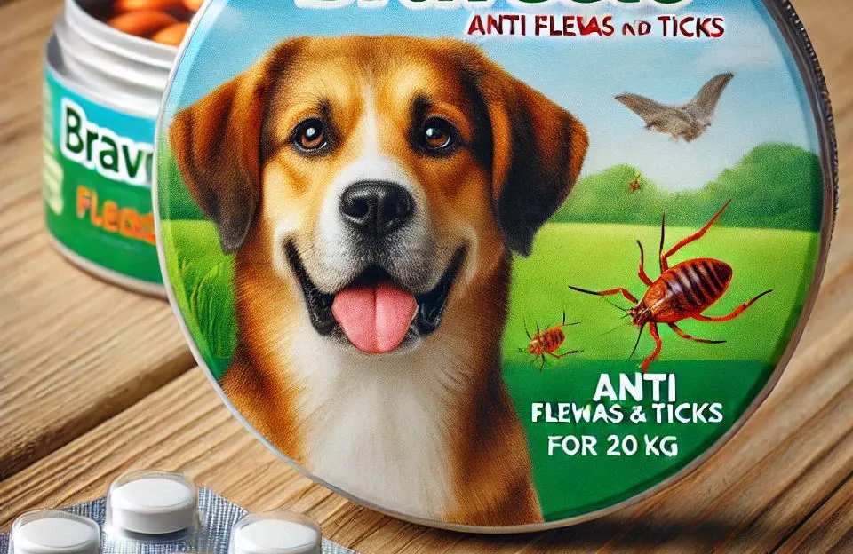 Bravecto Anti Pulgas e Carrapatos: Comprimido Mastigável para Cães de 10-20kg