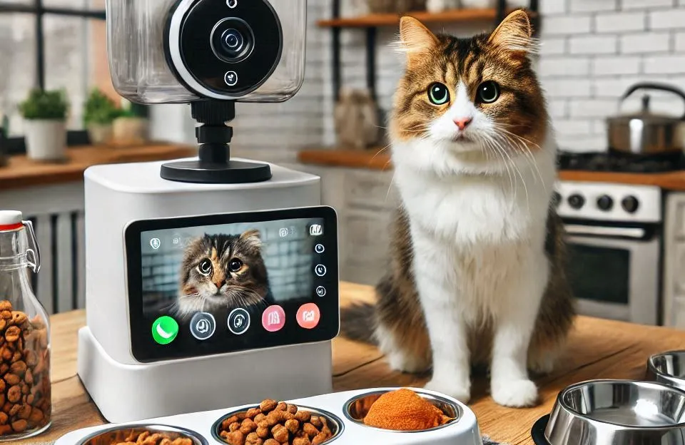 Alimentador Automático para Cães com Câmera: O Dispensador Inteligente para Gatos e Cães