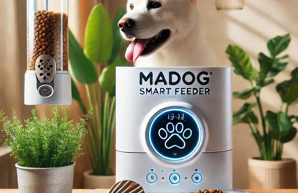 Comedouro Automático MADOG Smart Feeder: A Solução Inteligente para Seu Pet