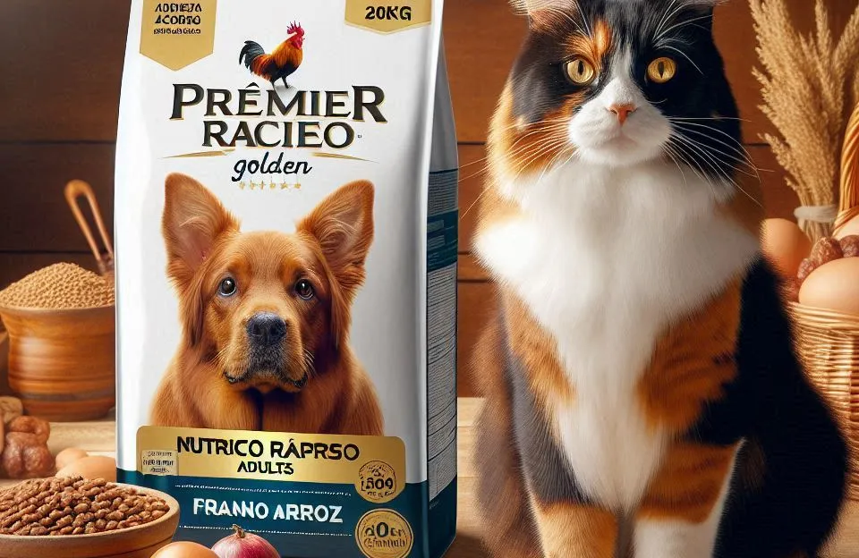 Premier Ração Golden Cães Adultos Frango e Arroz 20Kg: Nutrição Completa
