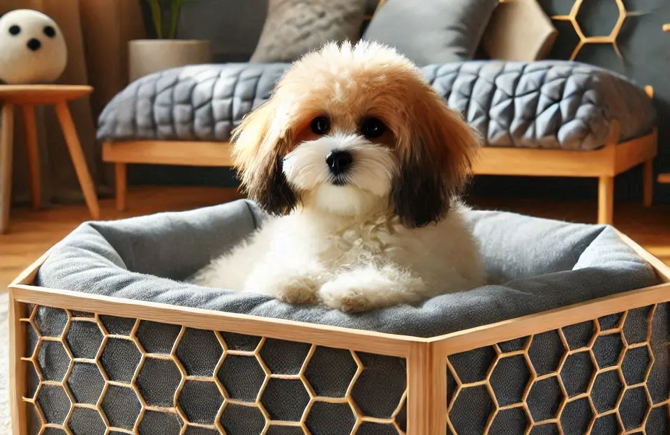 Cama Pet Luxo com Telinha Sextavada: Conforto e Elegância para seu Animal