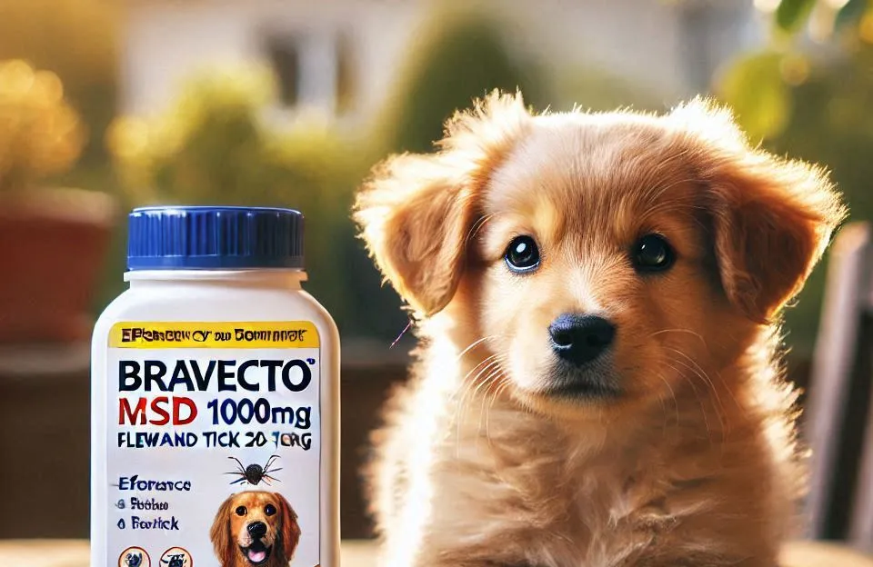 Antipulgas e Carrapatos Bravecto MSD 1000mg para Cães de 20 a 40kg: Eficiência e Conforto para o seu Pet