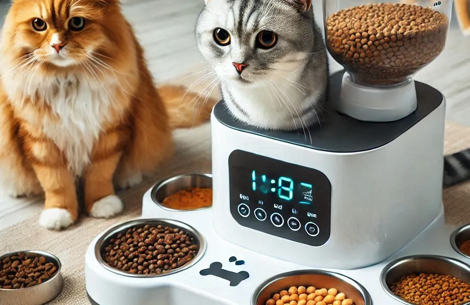 Alimentador Automático Cães Gatos Pets Programável Animus