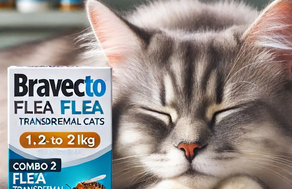 Combo 2 Antipulgas Bravecto 1,2 a 2,8kg Transdermal Gatos: Proteção Eficaz para Seu Pet
