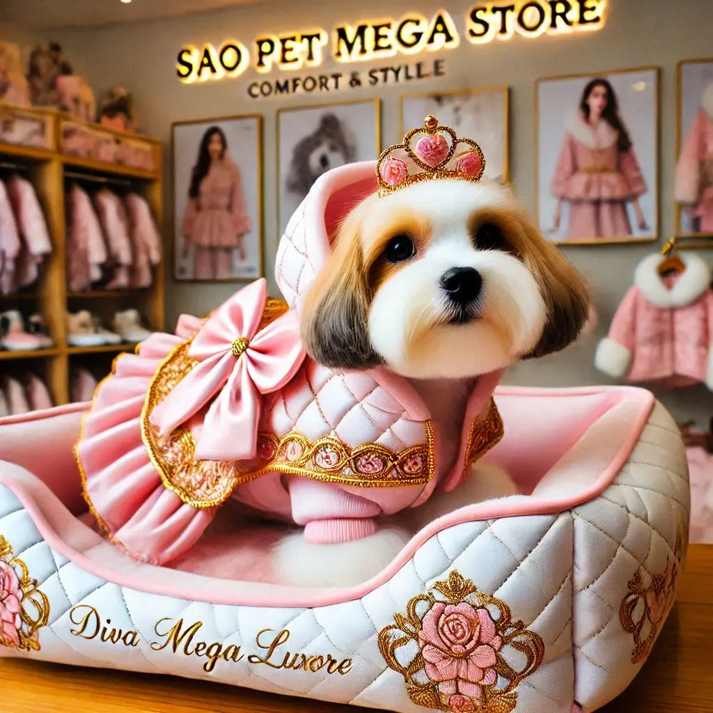 São Pet Mega Store 1531-5 Diva Chenile Luxo: Conforto e Estilo para Seu Pet