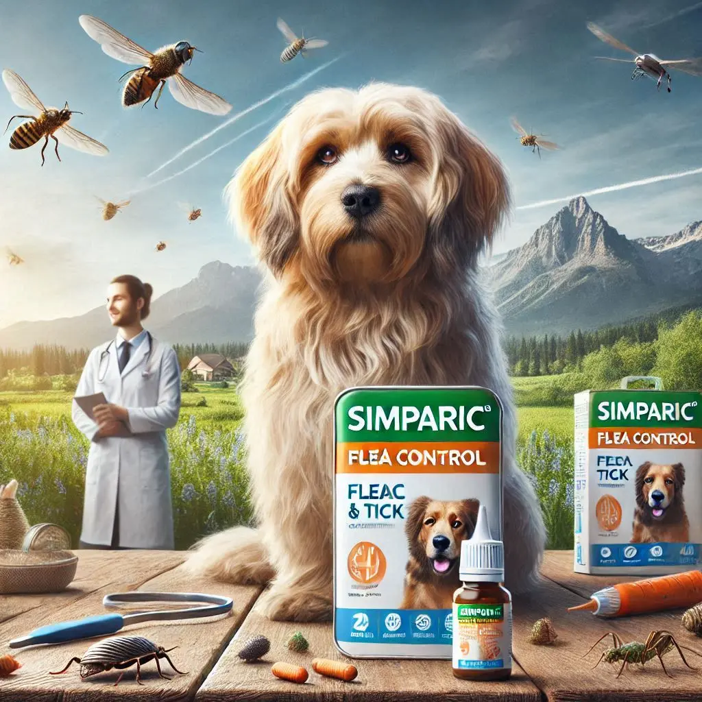 Simparic Antipulgas para Cão de 20 a 40 Kg: Eficiência no Controle de Pulgas e Carrapatos