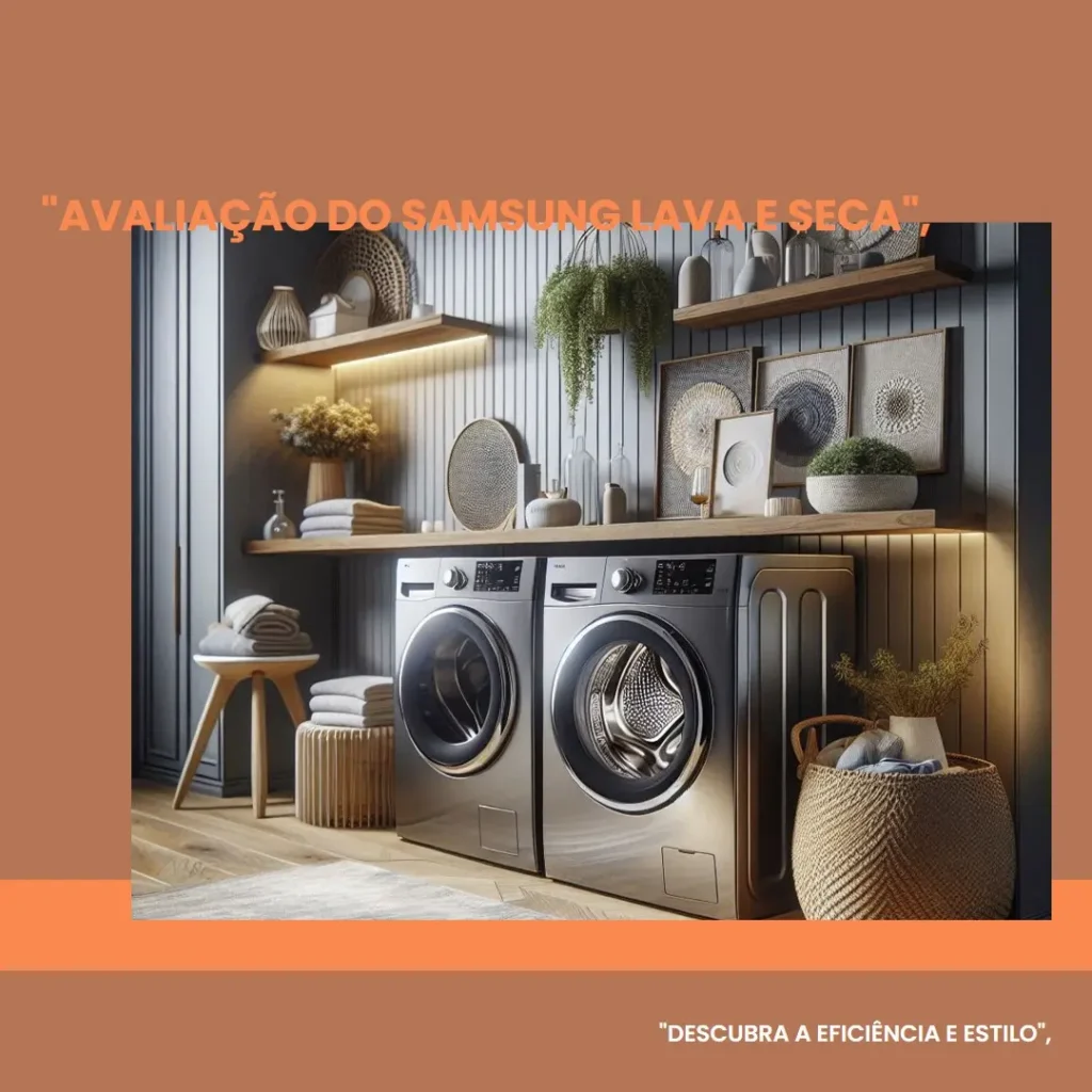 Samsung Lava e Seca Smart Digital Inverter WD13T Inox 13kg 220V: Eficiência e Tecnologia ao Seu Alcance