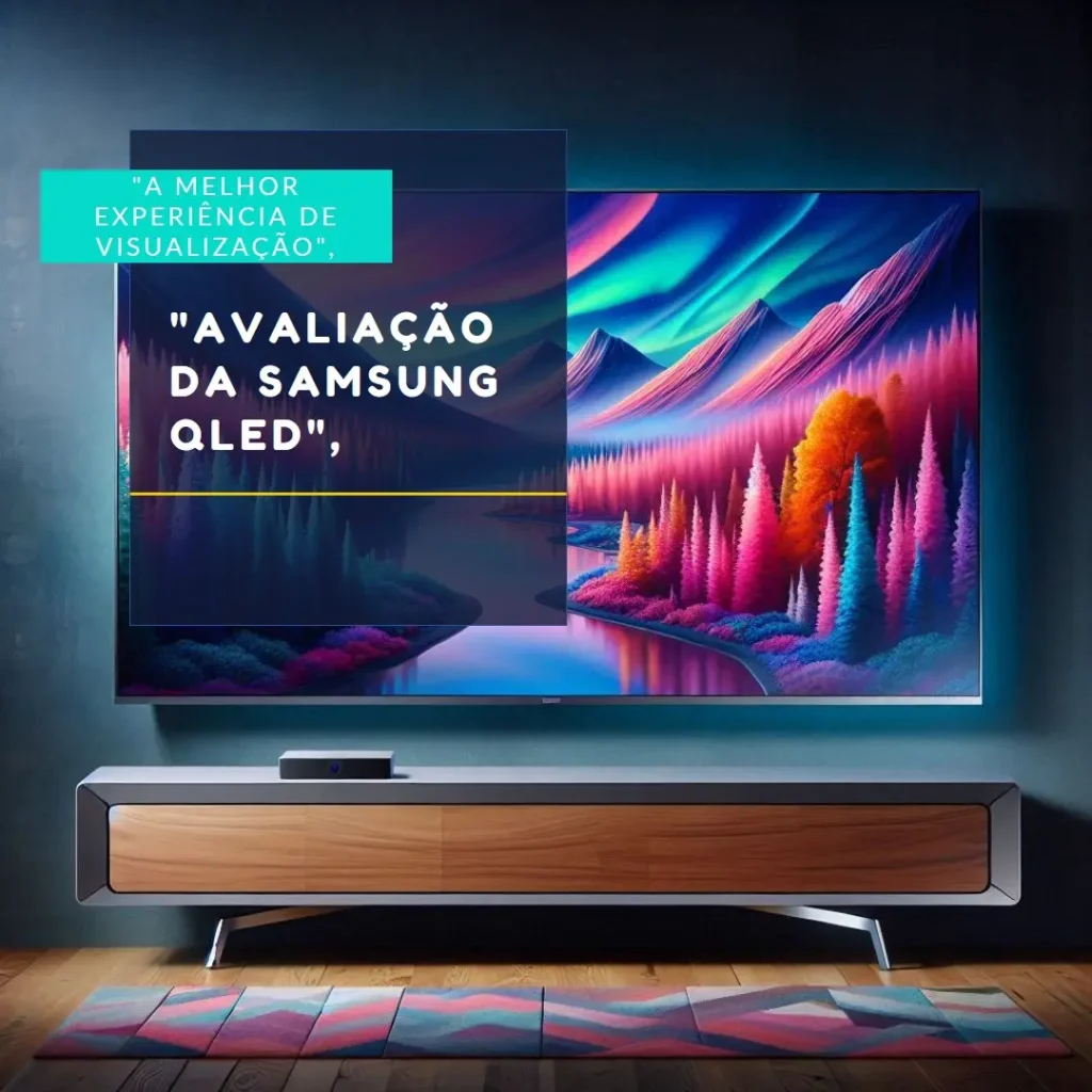 Samsung Smart TV 55" QLED 4K Q60D: Alta Qualidade e Design Inovador
